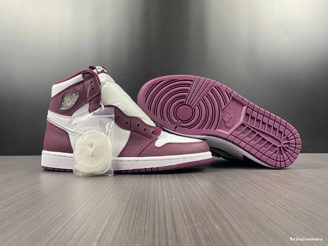 MaikeSneakers Jordan Bordeaux Air 555088-611 High 1 OG 0817